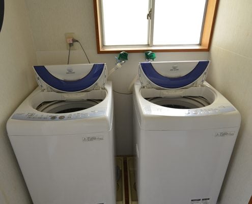 ビジネスINNたけなかでは洗濯機も完備しています
